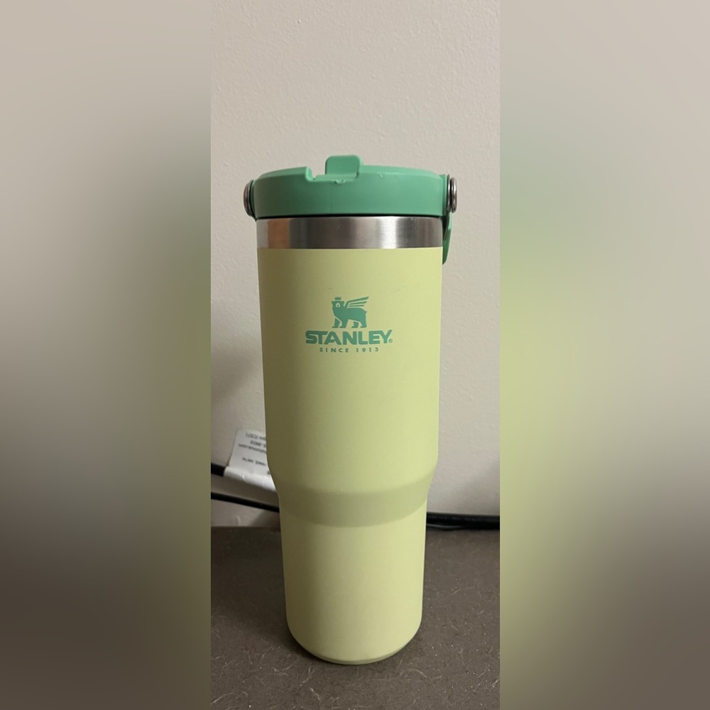 Green/yellow 30 oz Stanley Tumbler